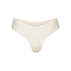 SKIMS Cotton Jersey Dipped Thong in Bone